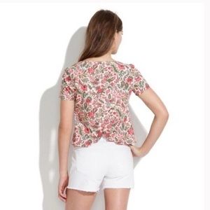 MADEWELL Scalloped Open-Back Tee